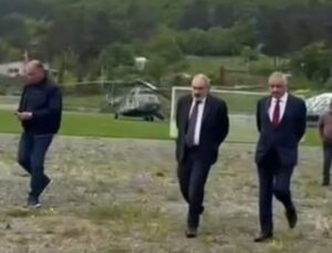 Ermenistan Başbakanı Paşinyan'ı taşıyan helikopter hava şartları nedeniyle zorunlu iniş yaptı