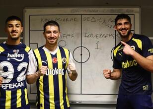 Fenerbahçeli futbolculardan maç sonu olay paylaşım