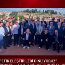 İBB'nin 'Roma' gezisi muhalifler gazetecileri birbirine düşürdü!