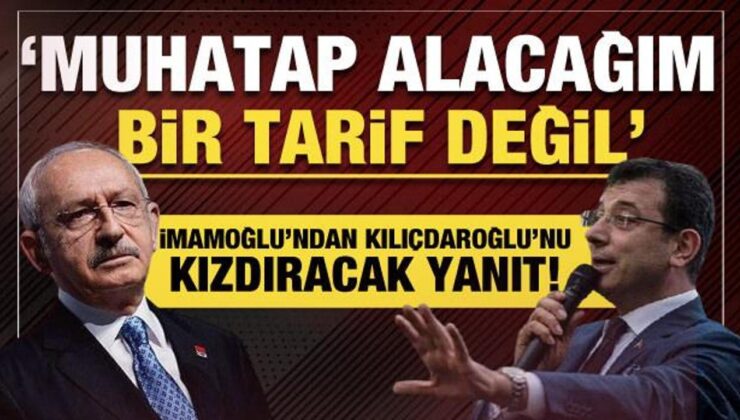 İmamoğlu’ndan Kılıçdaroğlu’nun sözlerine yanıt!