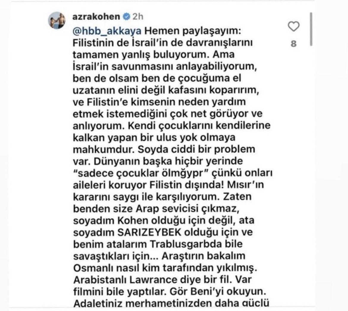 Azra Kohen'den infiale neden olan Filistin sözleri! Soykırıma bakın nasıl kılıf uydurdu