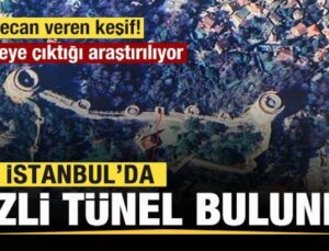 İstanbul’da gizli tünel bulundu! Heyecan veren keşif! Detaylar belli oluyor