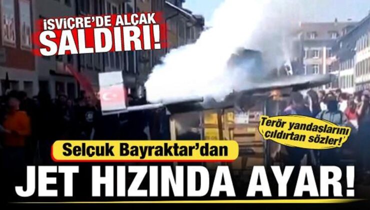 İsviçre’de küstah saldırı! Selçuk Bayraktar’dan terör yandaşlarını çıldırtacak yanıt