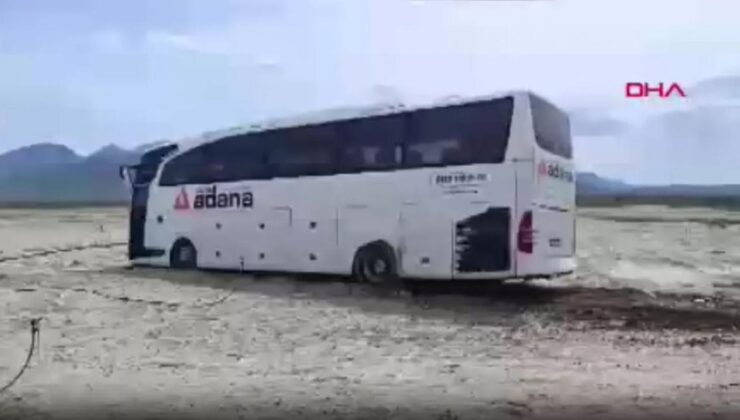 Kayseri- Niğde yolunda yolcu otobüsü şarampole uçtu: Yaralılar var!