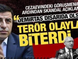 Kılıçdaroğlu Demirtaş’ı cezaevinde ziyaret etti: Dışarıda olsaydı terör olayları biterdi