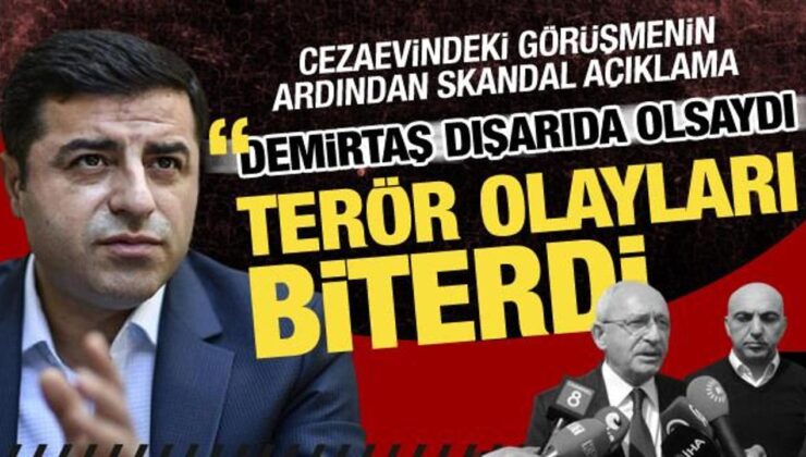 Kılıçdaroğlu Demirtaş’ı cezaevinde ziyaret etti: Dışarıda olsaydı terör olayları biterdi