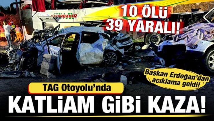 Mersin’de zincirleme kaza: 10 ölü, 39 yaralı!