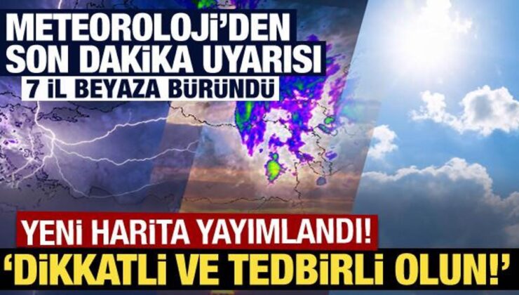 Meteoroloji’den kuvvetli yağış uyarısı: Dikkatli ve tedbirli olun!