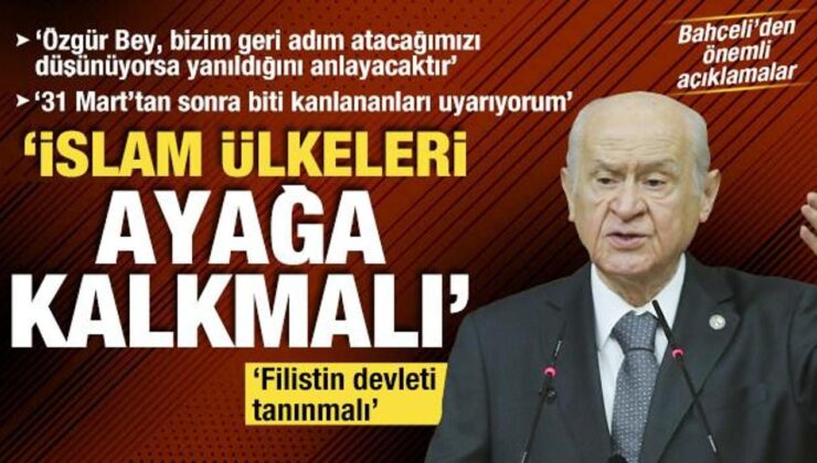 MHP Lideri Bahçeli: ‘Netanyahu’yu tüm öfkemle lanetliyorum’