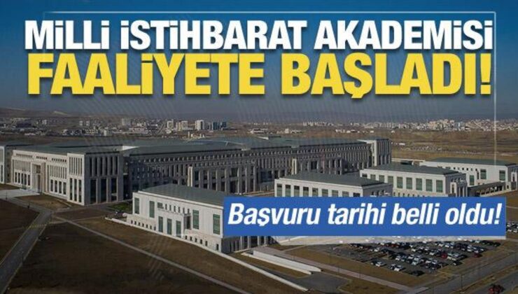 Milli İstihbarat Akademisi başvuruları haziran ayında başlıyor