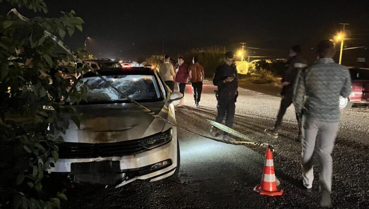 Otomobille motosiklet çarpıştı: 1 ölü 4 yaralı