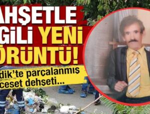 Pendik’te parçalanmış ceset dehşetiyle ilgili yeni görüntü ortaya çıktı