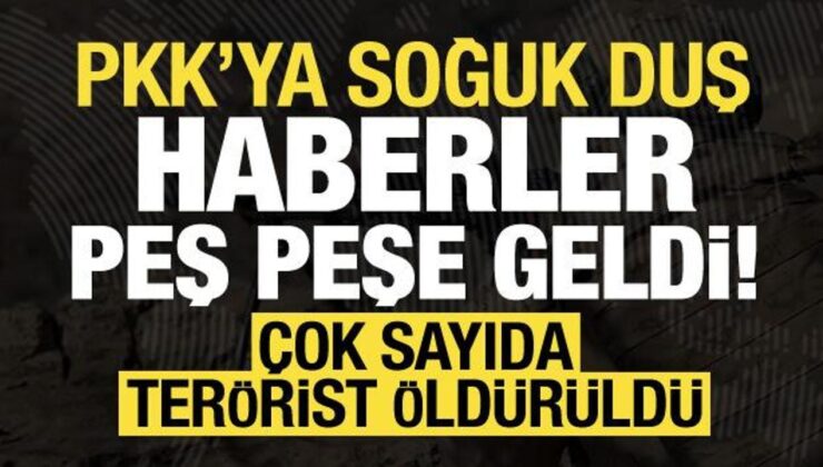 Son dakika: PKK’ya iki bölgede peş peşe darbeler! Çok sayıda terörist öldürüldü