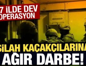 Son Dakika… 77 ilde dev operasyon: Silah kaçakçılarına ağır darbe!