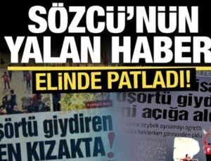 Sözcü’den masabaşı asparagas haber: Elinde patladı!