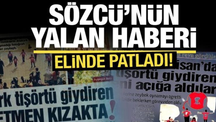 Sözcü’den masabaşı asparagas haber: Elinde patladı!