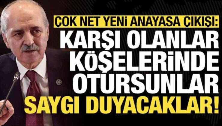 TBMM Başkanı Kurtulmuş’tan net ‘yeni anayasa’ açıklaması!