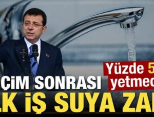 Yüzde 500 yetmedi! İmamoğlu’nun ilk işi İstanbul’da suya zam