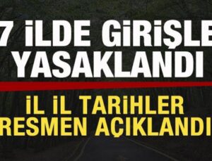 27 ilde ormanlara girişler yasaklandı! İl il tarihler açıklandı