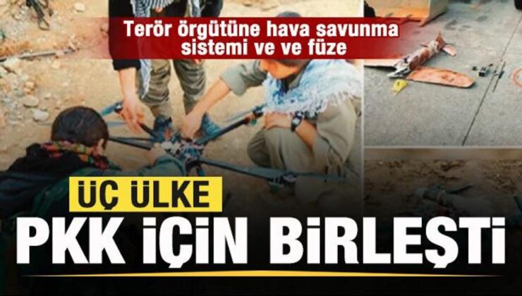 ABD İran ve Almanya PKK için birleşti! Terör örgütüne hava savunma sistemi ve ve füze