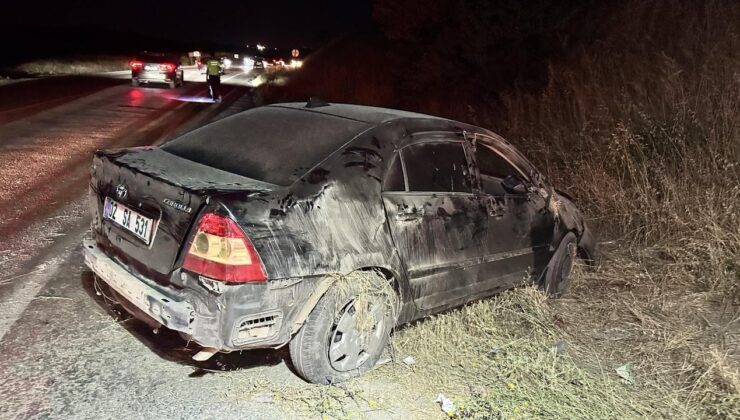 Adıyaman’da şarampole devrilen otomobildeki 1 kişi öldü, 6 kişi yaralandı