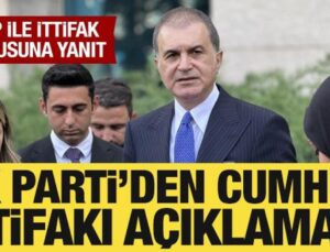 AK Parti Sözcüsü Ömer Çelik: CHP ile ittifak kurmayacağız