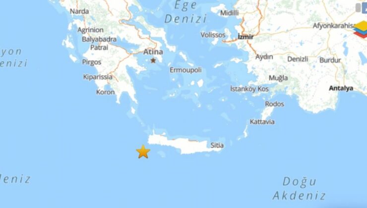 Akdeniz’de 4.4 büyüklüğünde deprem!