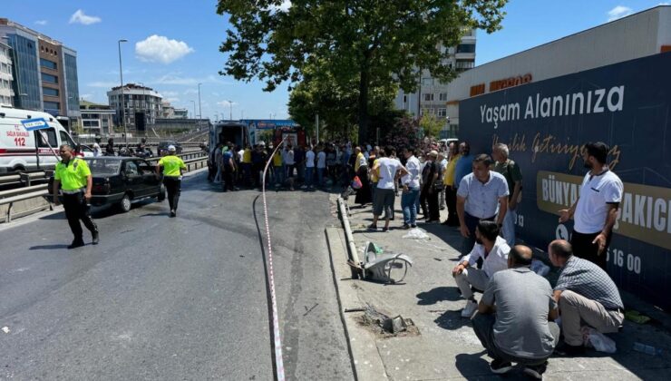 Avcılar’da araç yayaların arasına daldı!