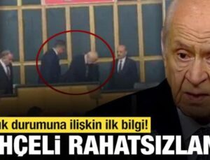 Bahçeli grup toplantısı sonrası rahatsızlandı!