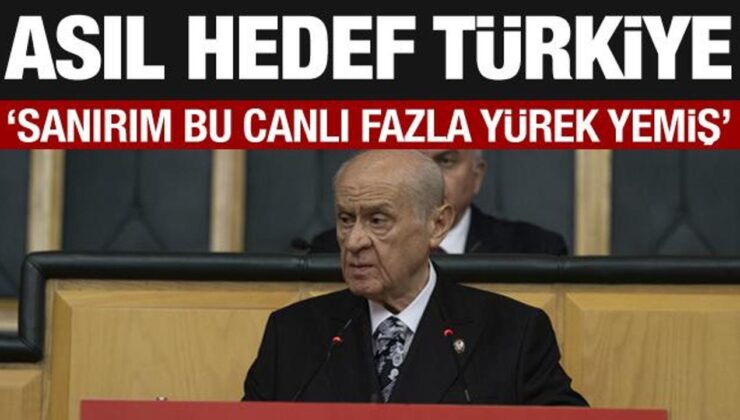 Bahçeli’den çarpıcı açıklama: Asıl hedef Türkiye!