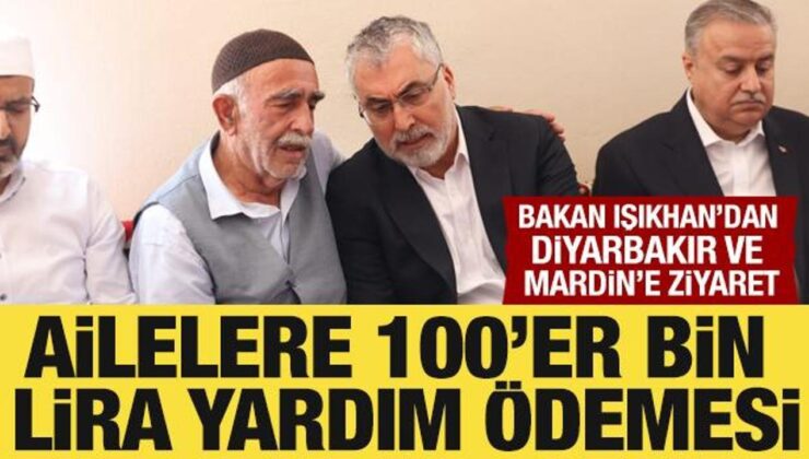 Bakan Işıkhan’dan anız yangınlarında hayatını kaybedenlerin ailelerine ziyaret