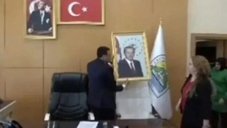 Başkan Erdoğan’ın fotoğrafını indirmişti! DEM’li başkana soruşturma