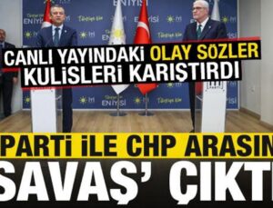 CHP ve İYİ Parti arasında ‘savaş’ çıktı! Canlı yayındaki olay sözler ortalığı karıştırdı..