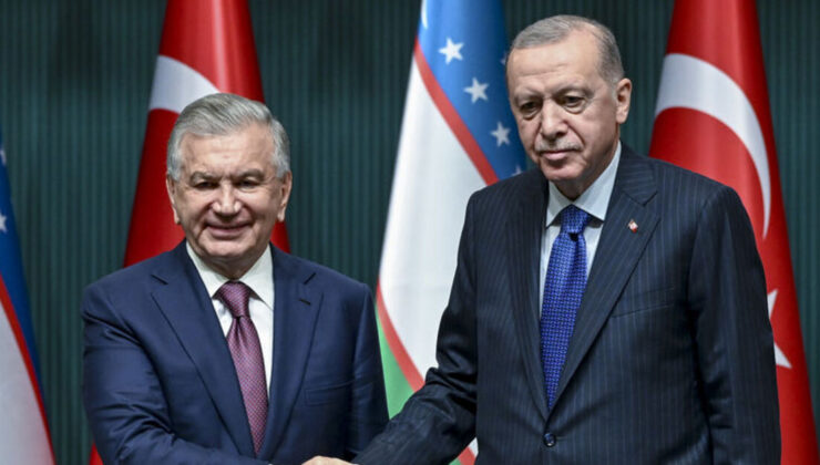 Cumhurbaşkanı Erdoğan ile Özbekistan Cumhurbaşkanı Mirziyoyev'den açıklamalar | Dış Haberler