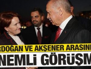 Cumhurbaşkanı Erdoğan Meral Akşener’le görüşecek