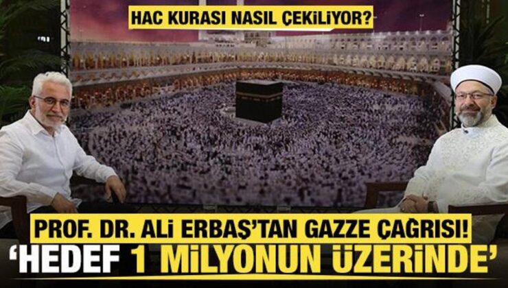 Diyanet İşleri Başkanı Erbaş ÜLKE TV’de! Mekke’den canlı yayın