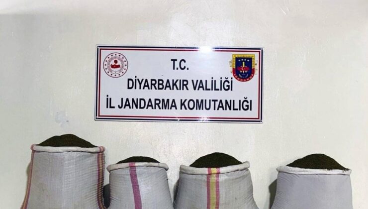 Diyarbakır’da 68 kilogram esrar ele geçirildi