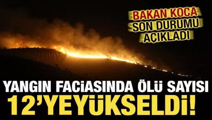 Diyarbakır’daki korkunç yangında ölü sayısı 12’ye yükseldi! Bakan Koca’dan açıklama