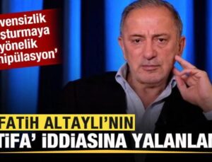 Fatih Altaylı’nın ‘istifa’ iddiasına yalanlama: Manipülasyon…