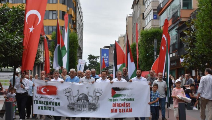 Filistin’e destek yürüyüşünde İslam alemine sert sözler: Birlik olamadık