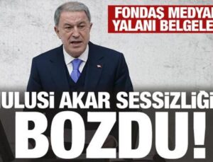 Hulusi Akar sessizliğini bozdu! Mikrofon polemiğine son noktayı koydu