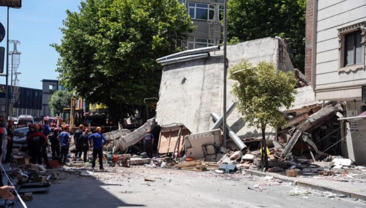 İstanbul’da çöken binanın sahibi gözaltına alındı