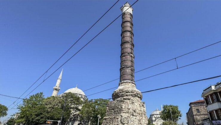 İstanbul’un tarihine tanıklık eden Çemberlitaş sütunu 1700 yıldır ayakta