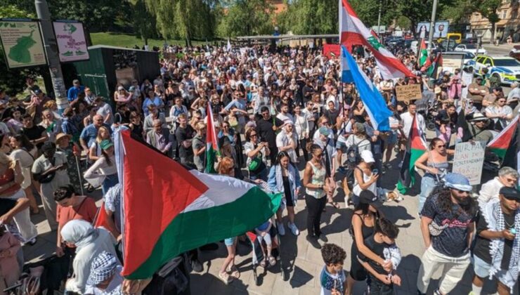 İsveç'te Refah protestosu: "Soykırımı durdurun" | Dış Haberler