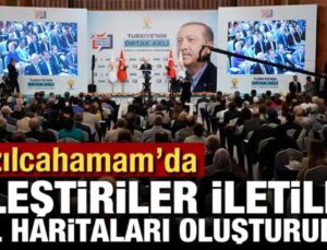 Kızılcahamam’da eleştiriler iletildi yol haritaları oluşturuldu