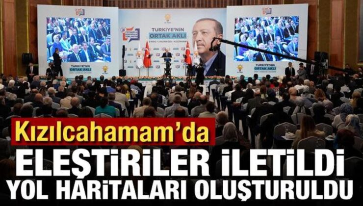 Kızılcahamam’da eleştiriler iletildi yol haritaları oluşturuldu