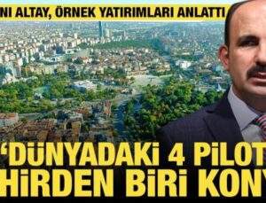 Konya Büyükşehir Belediye Başkanı Altay, örnek çevre yatırımlarını anlattı