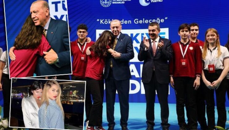 Koşarak Cumhurbaşkanı Erdoğan’a sarılan kız ‘Candan’ların kardeşi çıktı