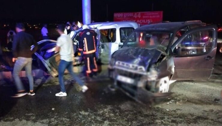 Malatya’da iki araç çarpıştı: 1 ölü, 4 yaralı