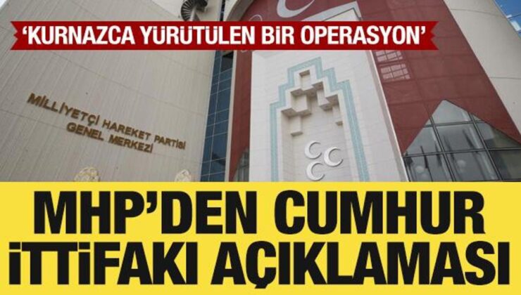 MHP’den Cumhur İttifakı açıklaması